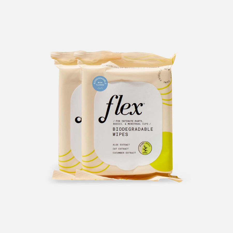 FLEX Biodegradable Wipes, , large image number 0