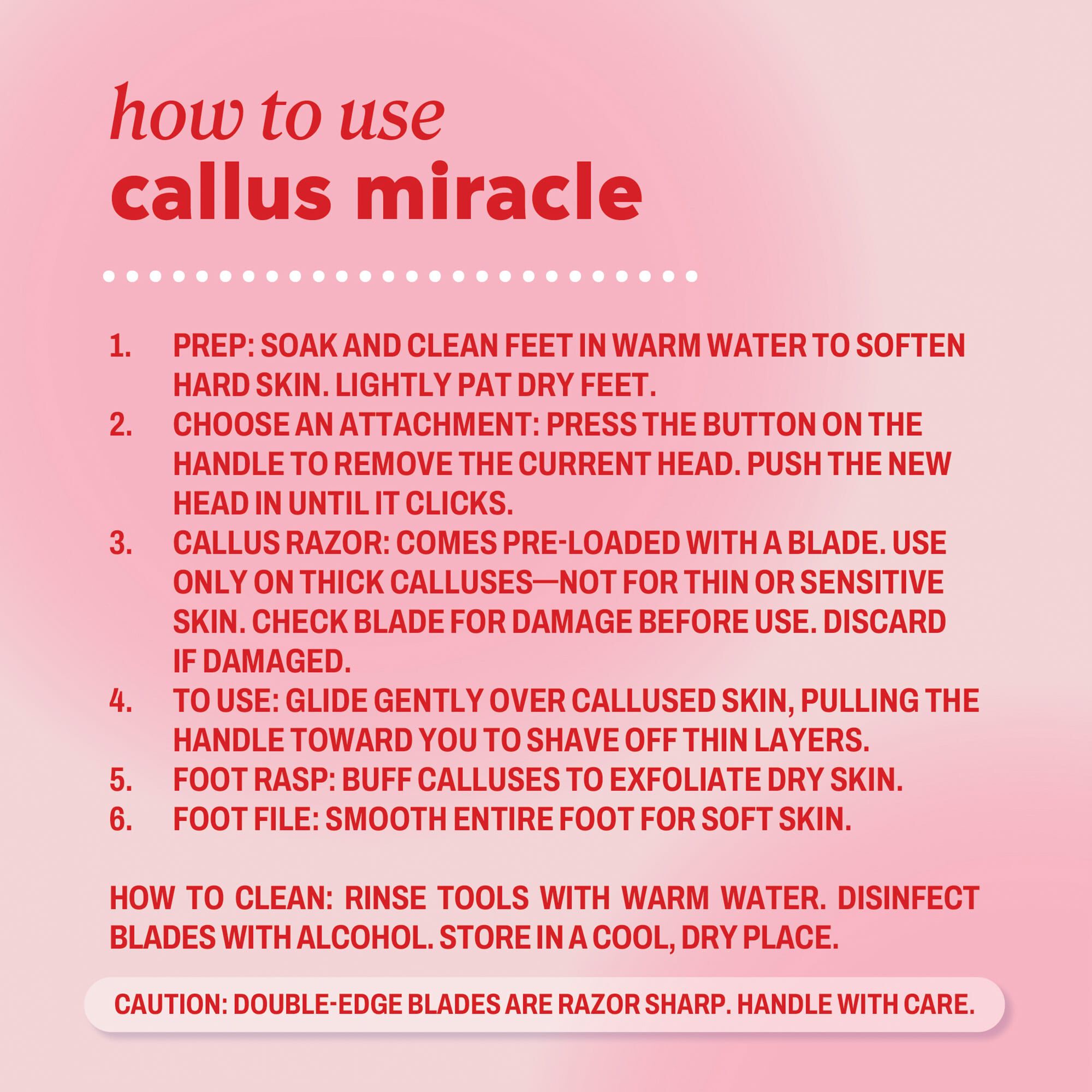 ONYX Professional Callus Miracle 3 Step Pedi Tool, , large