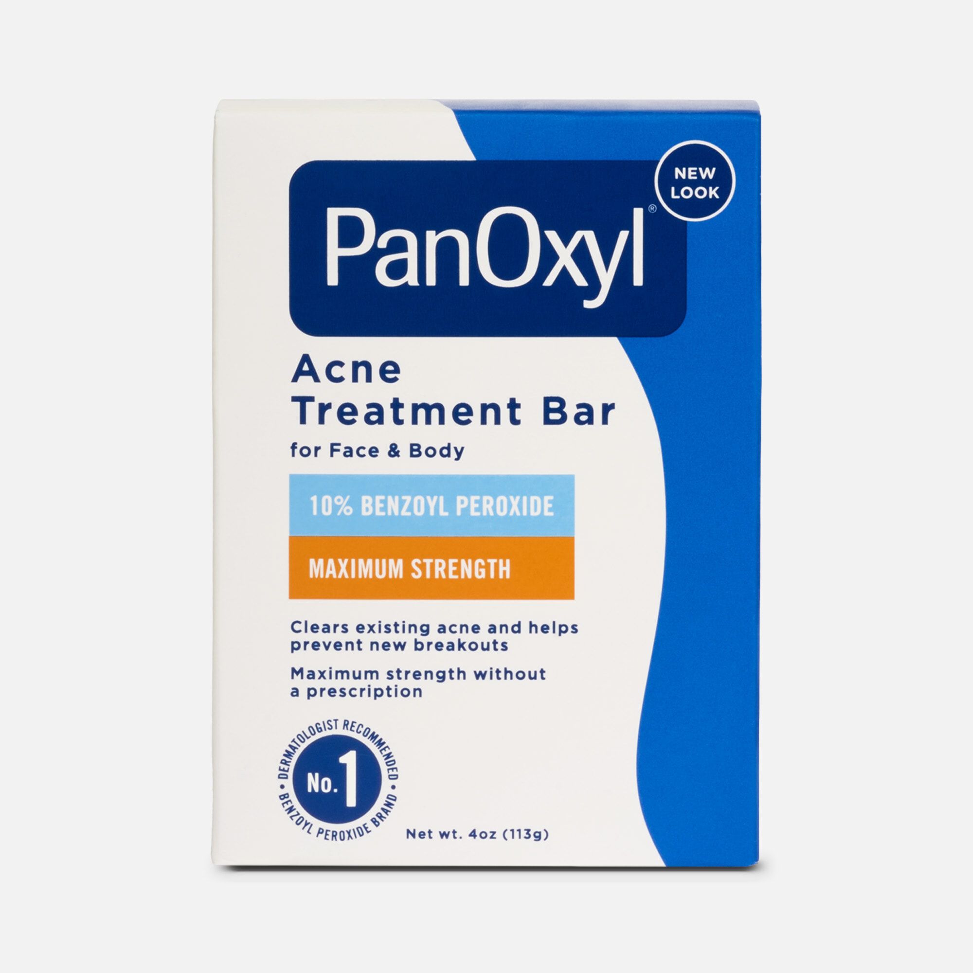 PanOxyl 10% BPO Acne Cleansing Bar, 4 oz., , large