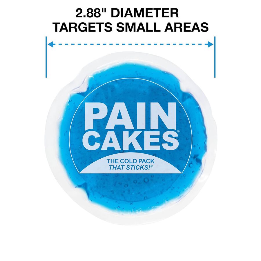 PAINCAKES Mini Cold Packs, 2.88"D , Blue & Purple, 2 ct., , large image number 3