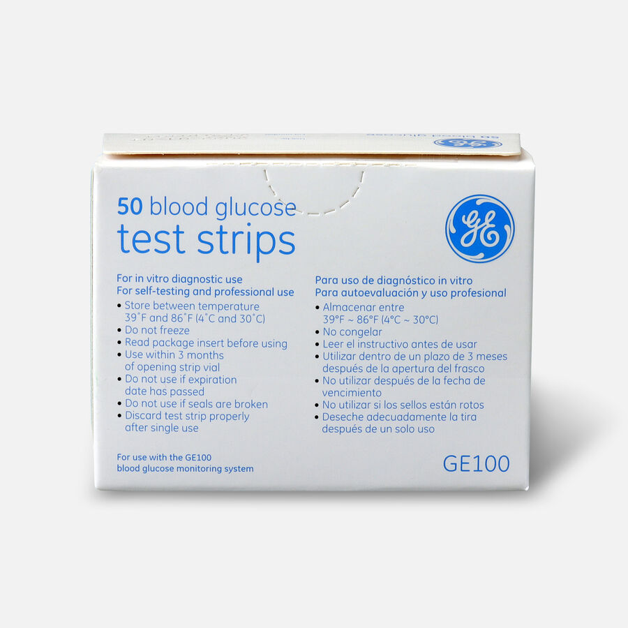 GE100 Test Strips, 50 ct., , large image number 1