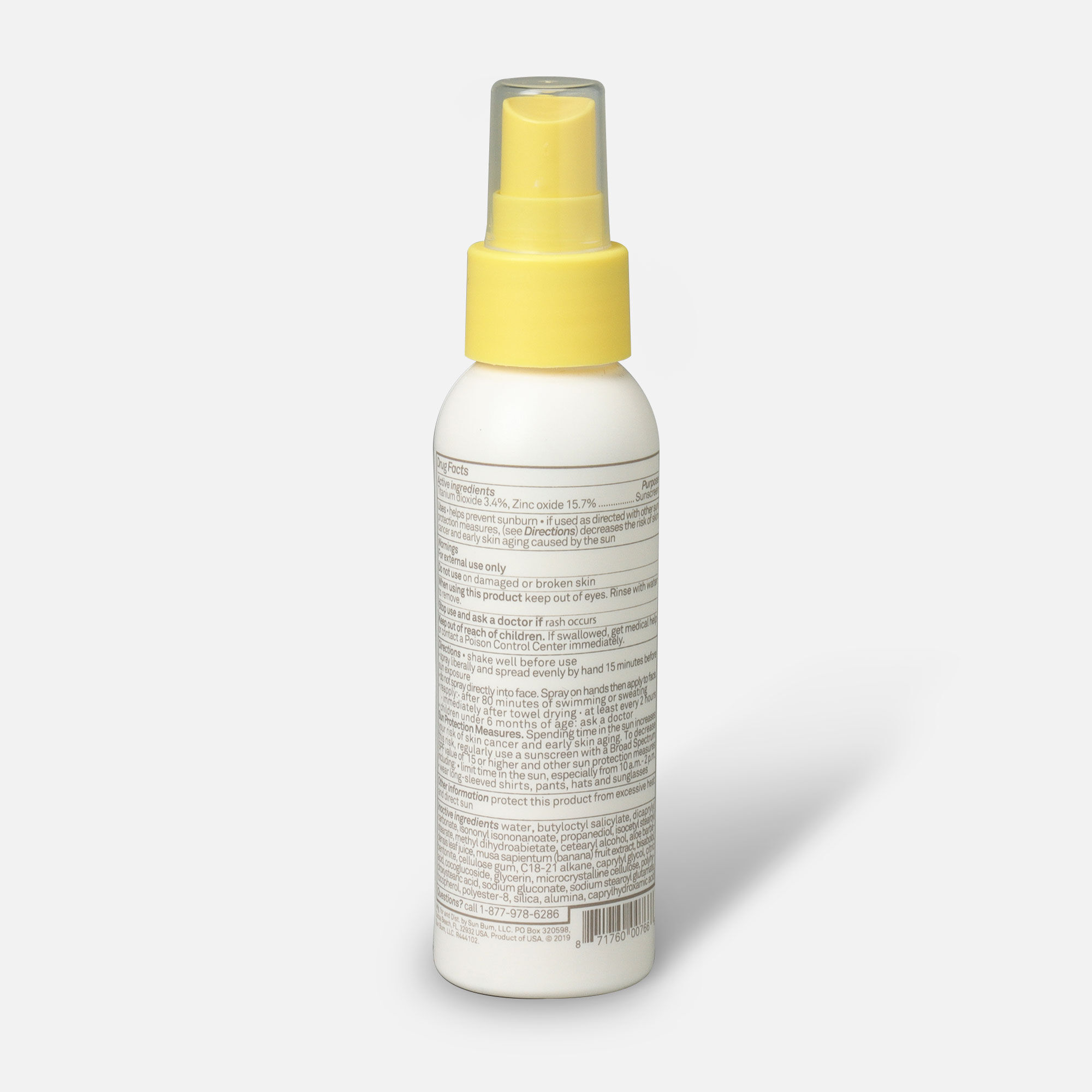 Baby Bum Mineral SPF 50 Sunscreen Spray-Fragrance Free, 3 oz., , large