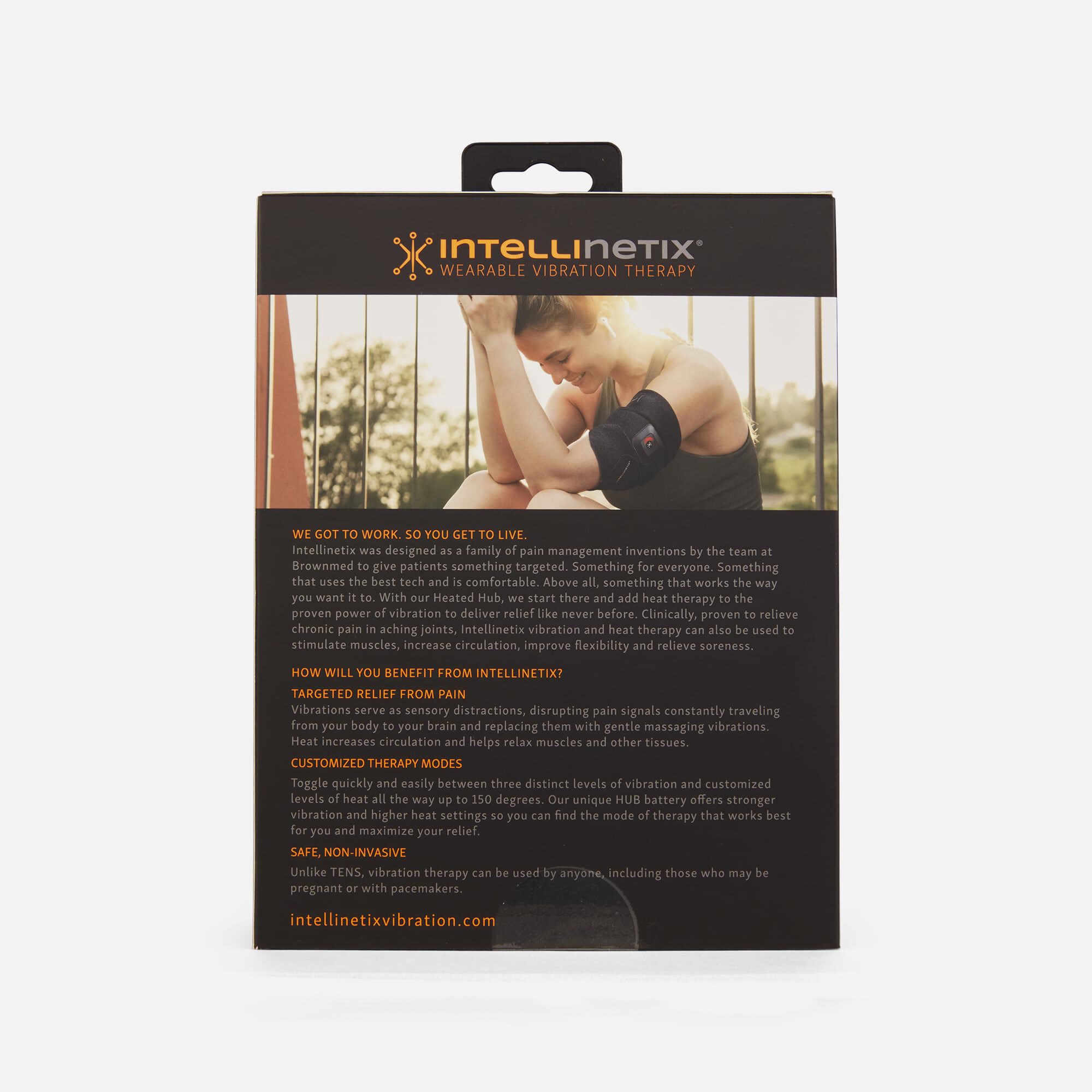 Intellinetix Heat + Vibration Therapy Wrap, , large