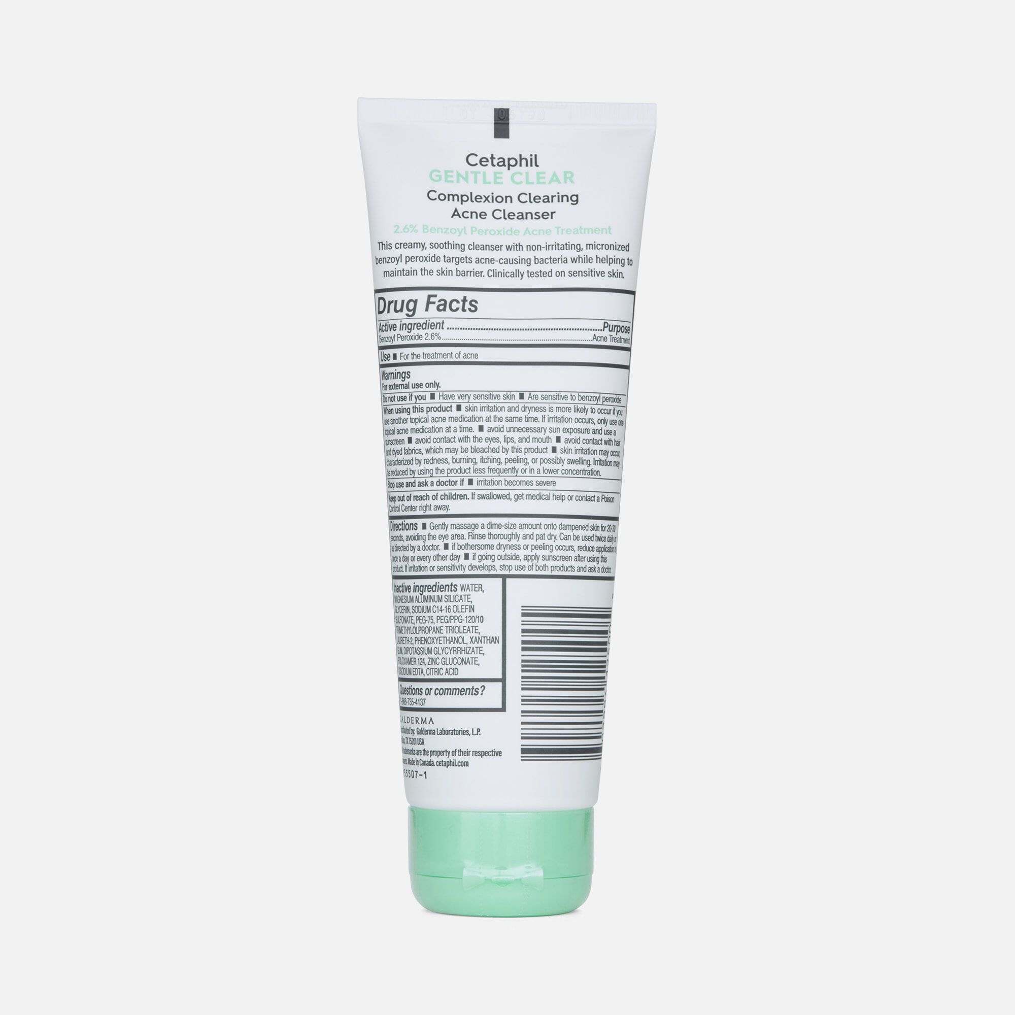 Cetaphil  Gentle Clear Complexion Clearing Acne Cleanser,  4.2 oz., , large
