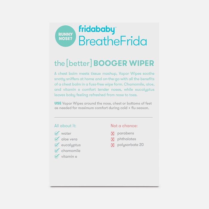 Frida Baby BreatheFrida Vapor Wipes for Nose or Chest, , large