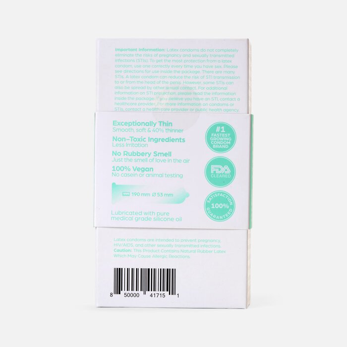 P.S. Condoms Exceptionally Thin Condoms, 12 ct., , large