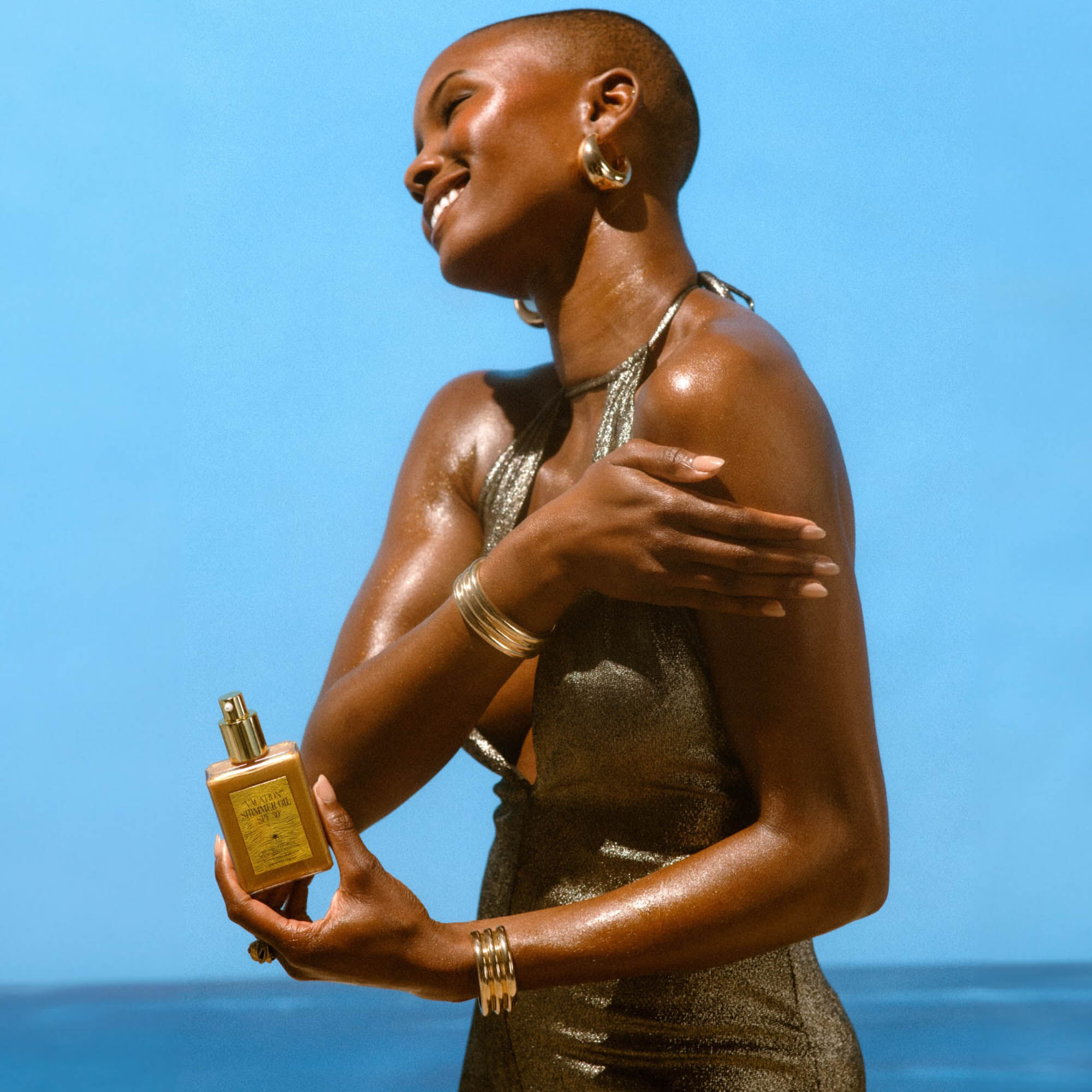 Vacation Shimmer Body Oil SPF 30, 2.9 fl. oz., , large