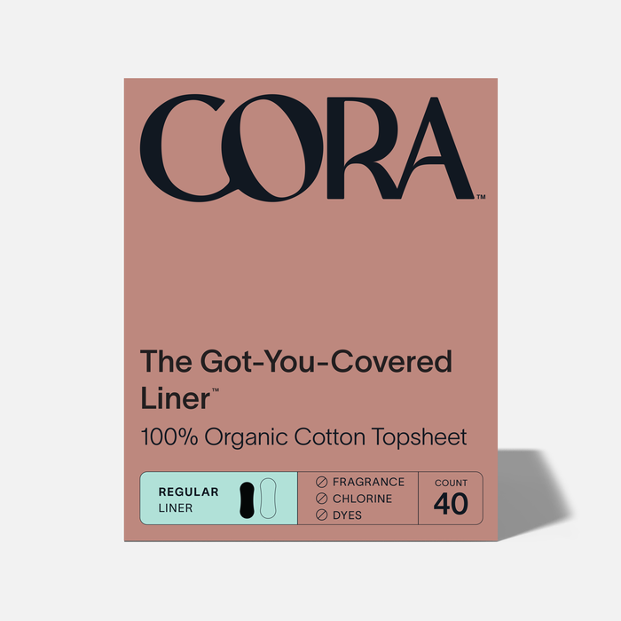 Cora Organic Cotton Ultra Thin Period Liners, 40 ct., , large