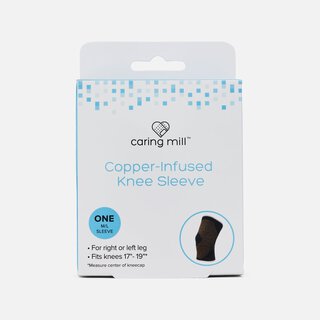 Caring Mill™ Copper-Infused Knee Compression Sleeve, M/L