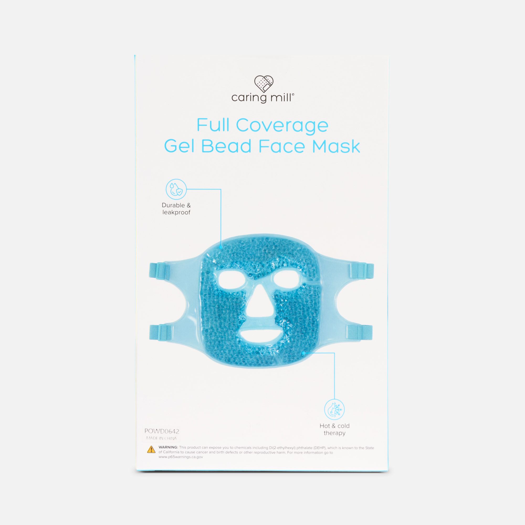 Caring Mill™ Full Coverage Gel Bead Face Mask, , large