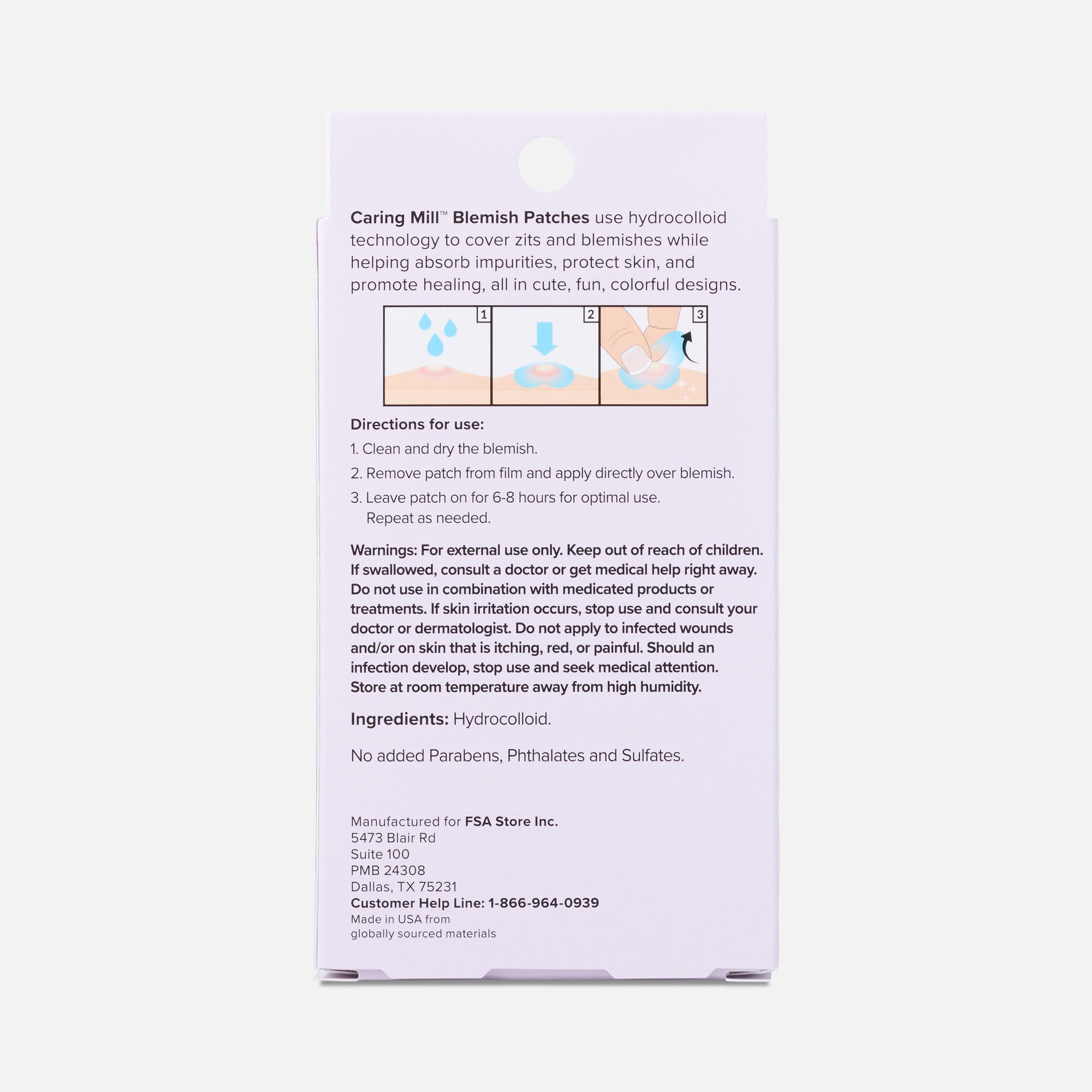 Caring Mill™ Colors & Shapes Acne Patch, 36 ct., , large