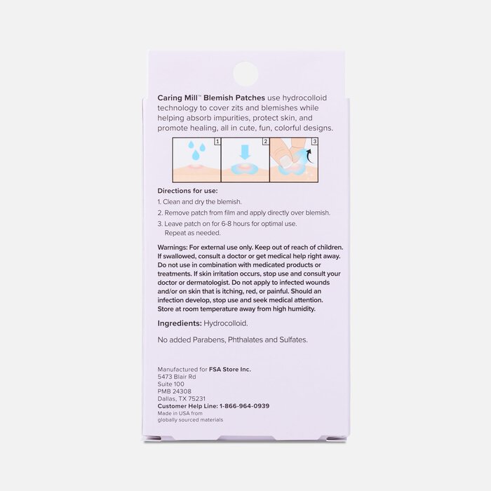 Caring Mill™ Colors & Shapes Acne Patch, 36 ct., , large