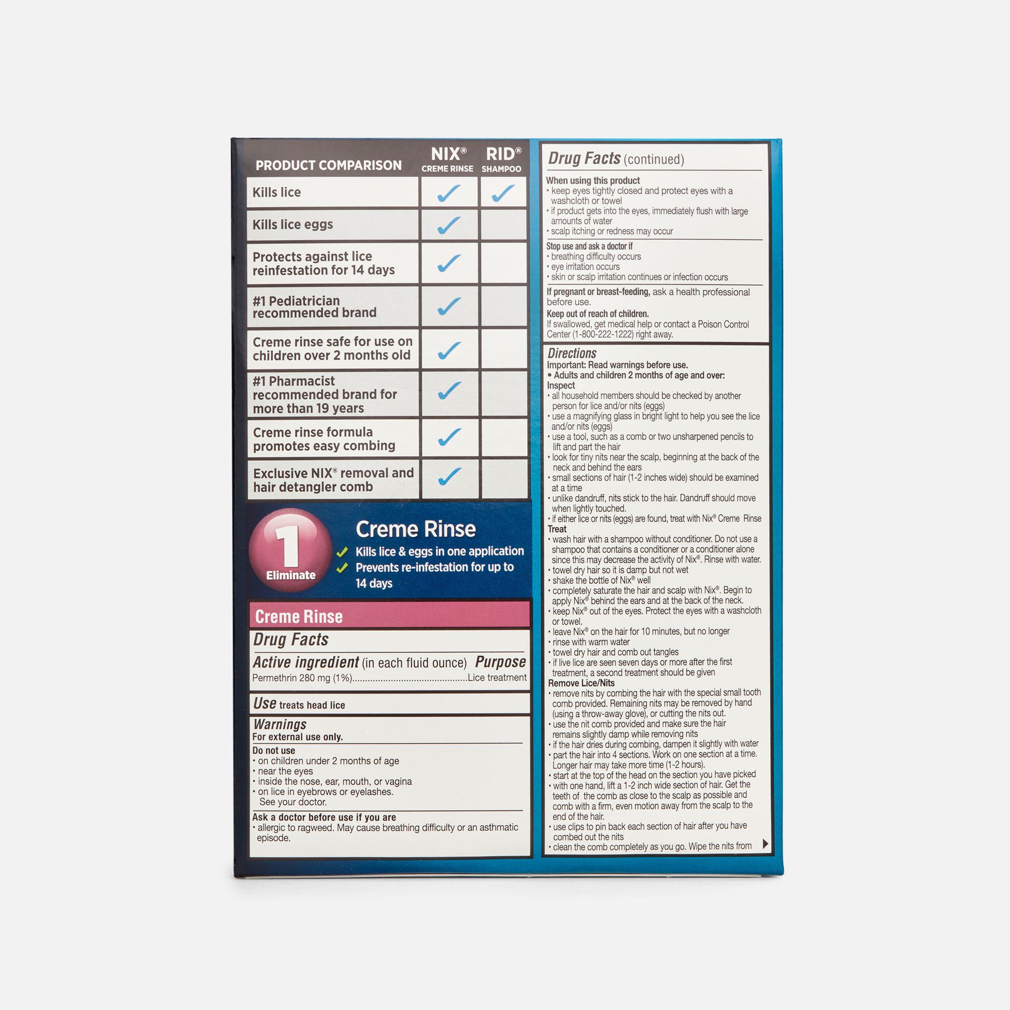 Nix Complete Lice Treatment Kit with Lice Killing Spray, , large