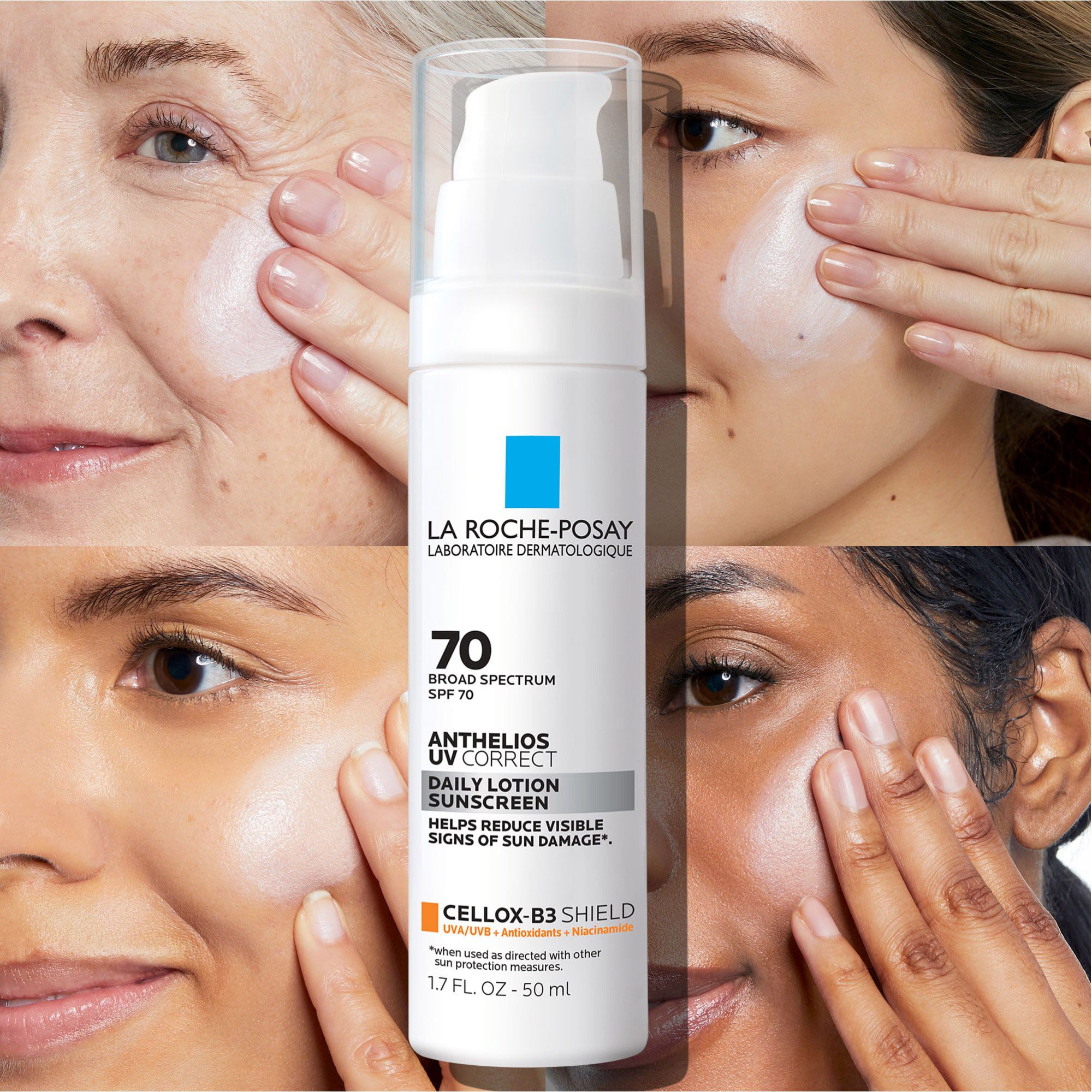 La Roche-Posay Anthelios UV Correct Daily Anti-Aging Face Sunscreen - SPF 70, , large