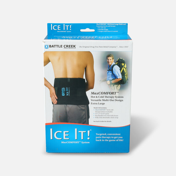 Battle Creek Ice It! Deluxe Wrap With Cover & Strap, Model 550, 9" x 20", , large