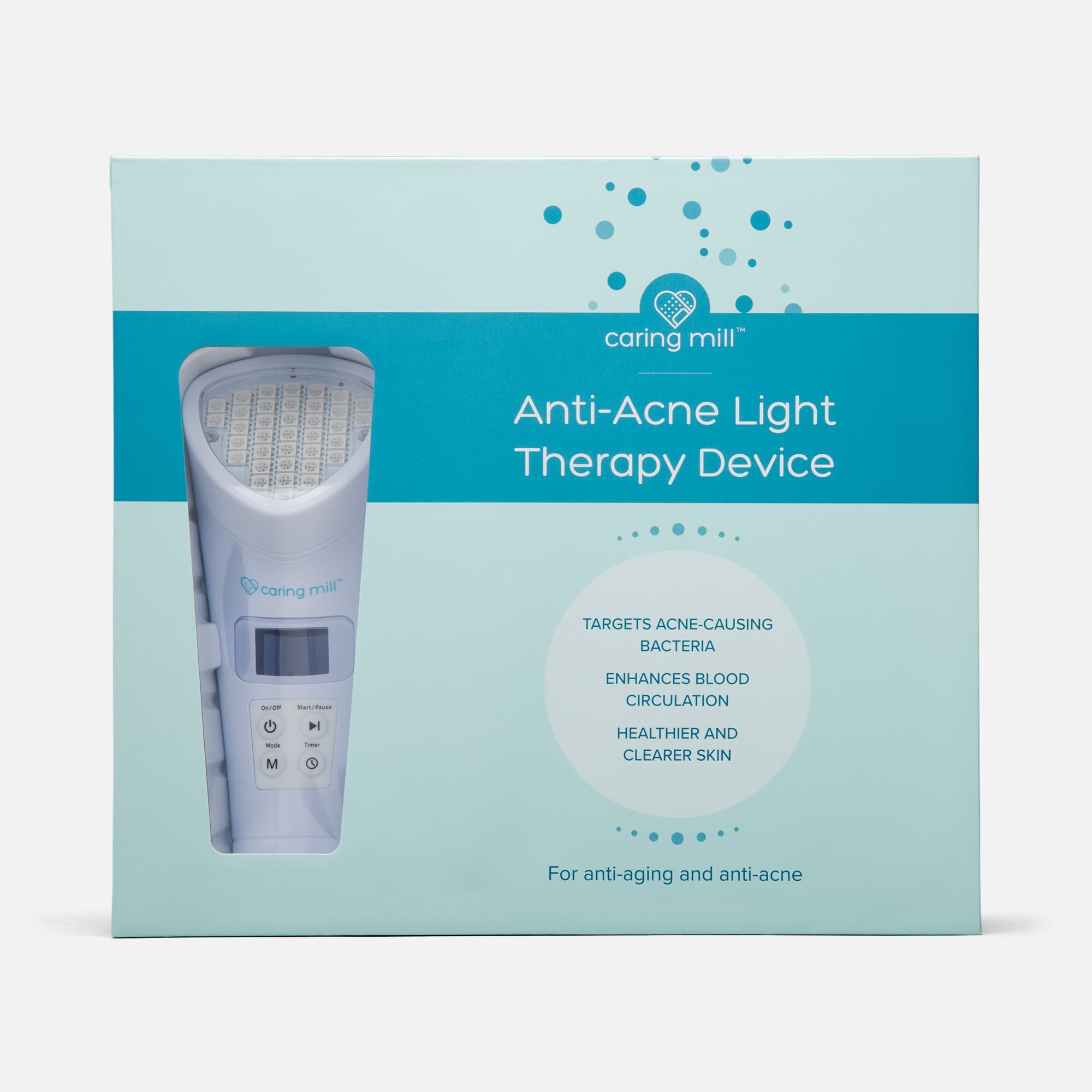 Caring Mill™ Anti-Acne Light Therapy Device, , large