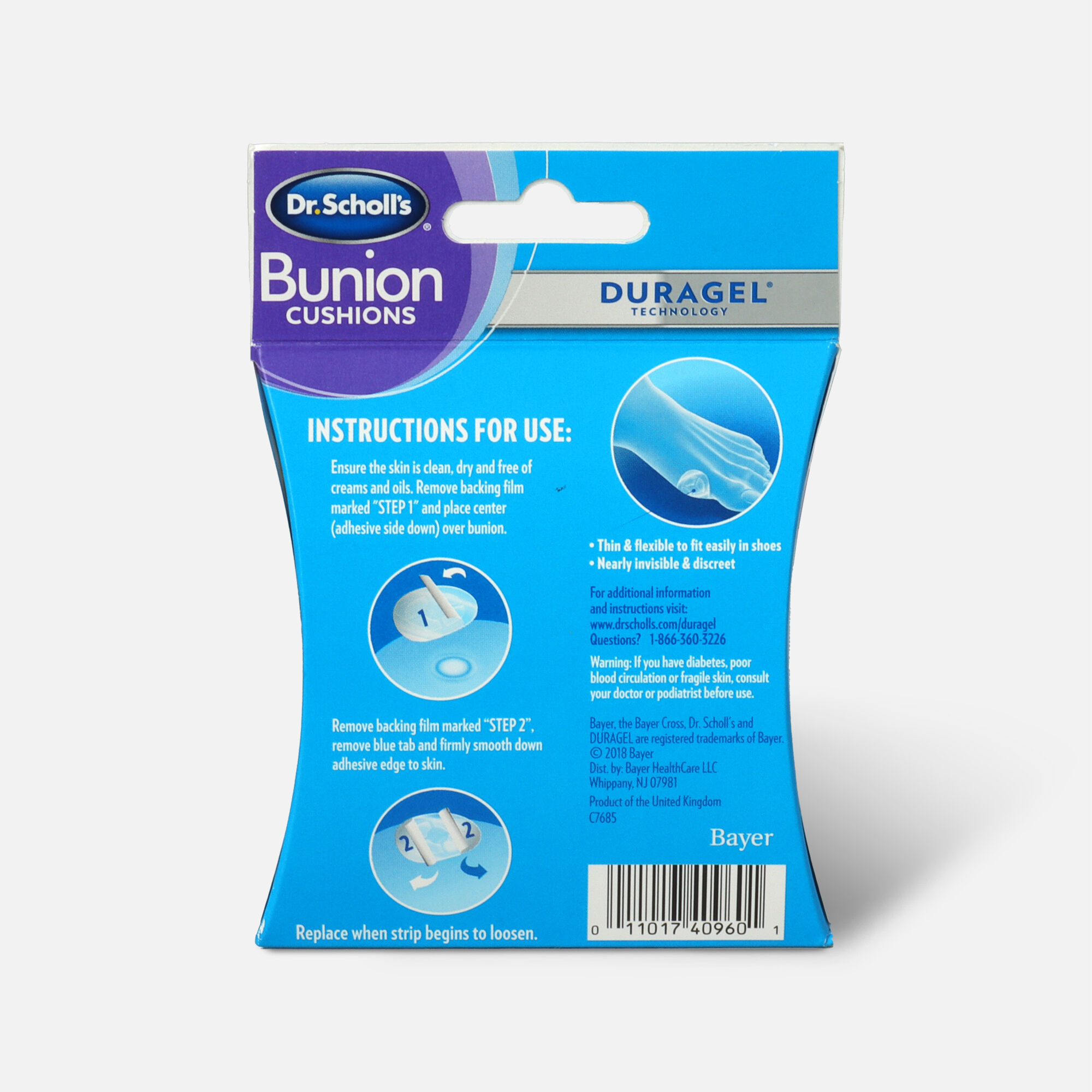 Dr. Scholl's Duragel Bunion Cushion, 5 ct., , large