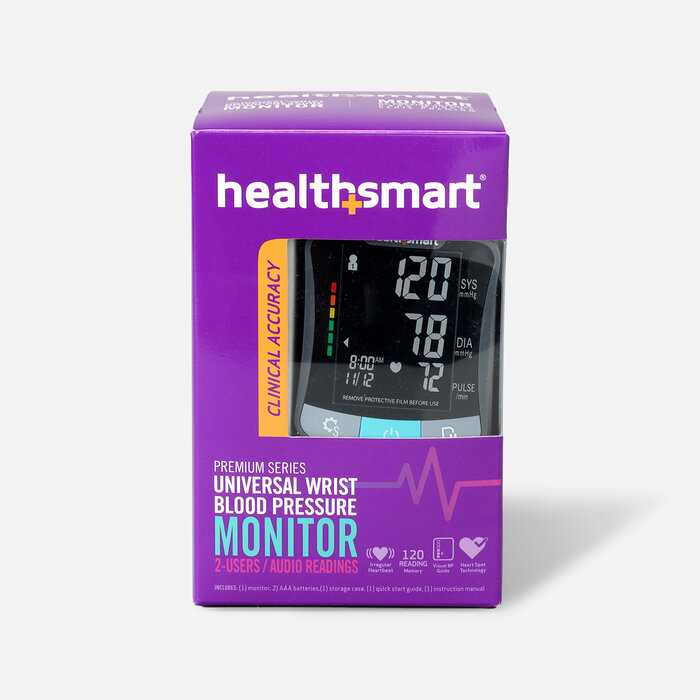 HealthSmart Premium Wrist Digital Blood Pressure Monitor, , large