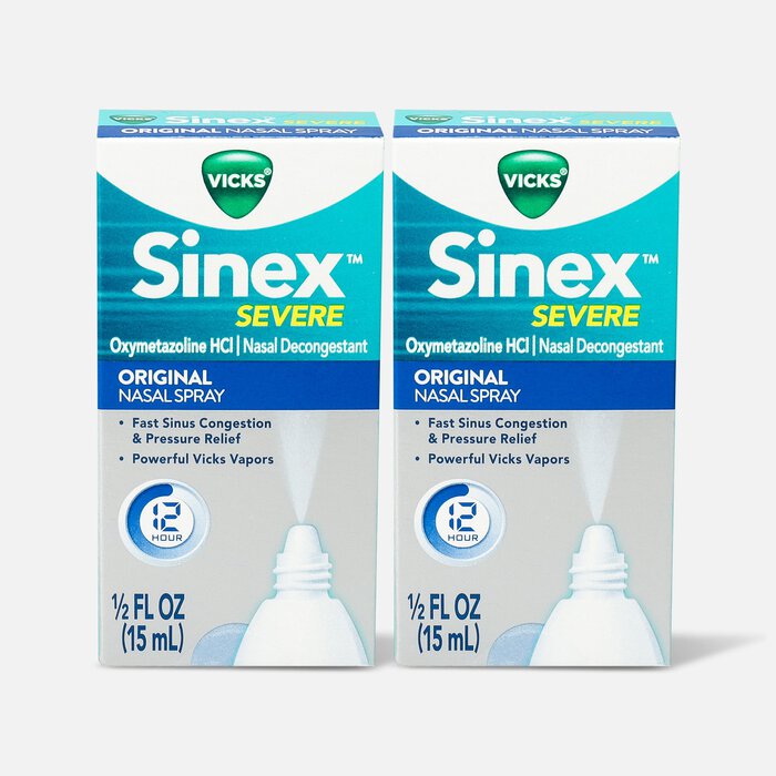 Vicks Sinex Severe Nasal Spray, Original (2-Pack), , large