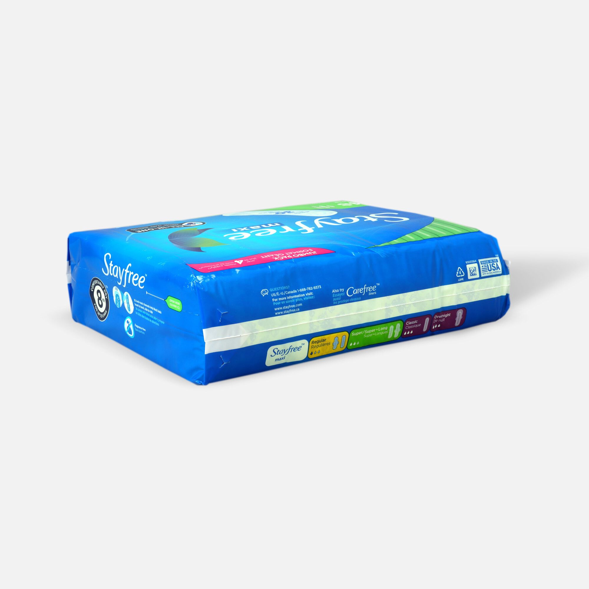 Stayfree Maxi Pads Super, , large