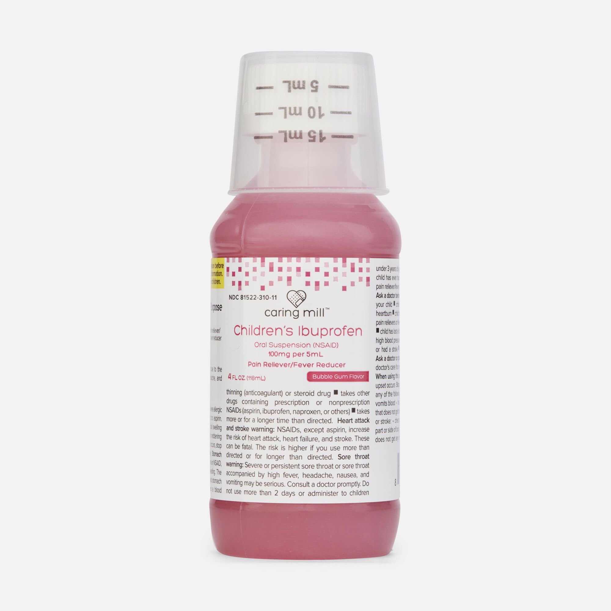 Caring Mill™ Children’s Ibuprofen Pain Reliever/Fever Reducer, 4 fl oz., , large