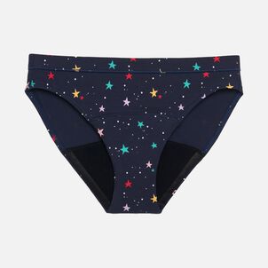 Thinx Teens All Day Bikini, Lucky Stars, Size 15/16