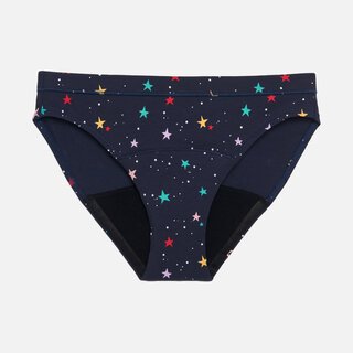 Thinx Teens All Day Bikini, Lucky Stars, Size 11/12