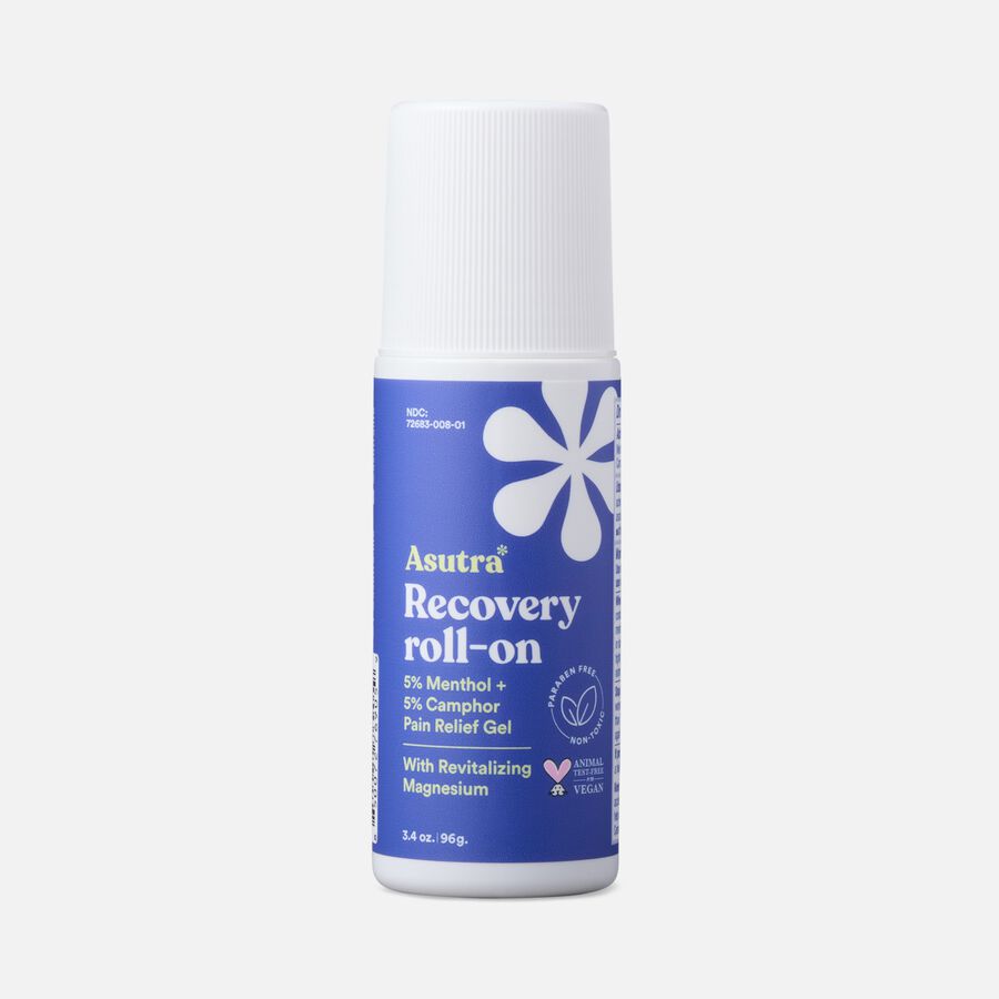 Asutra Recovery Roll On with Menthol, Camphor, and Magnesium, 3.4 oz., , large image number 0