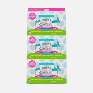 Dapple Baby Microwave Sterilizer Bags, 8 ct. (3-Pack)