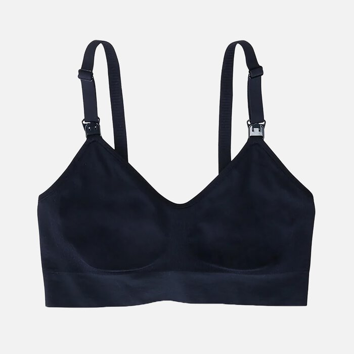 Ingrid + Isabel Basics Pumping + Nursing Bra, Black, Size XL, , large