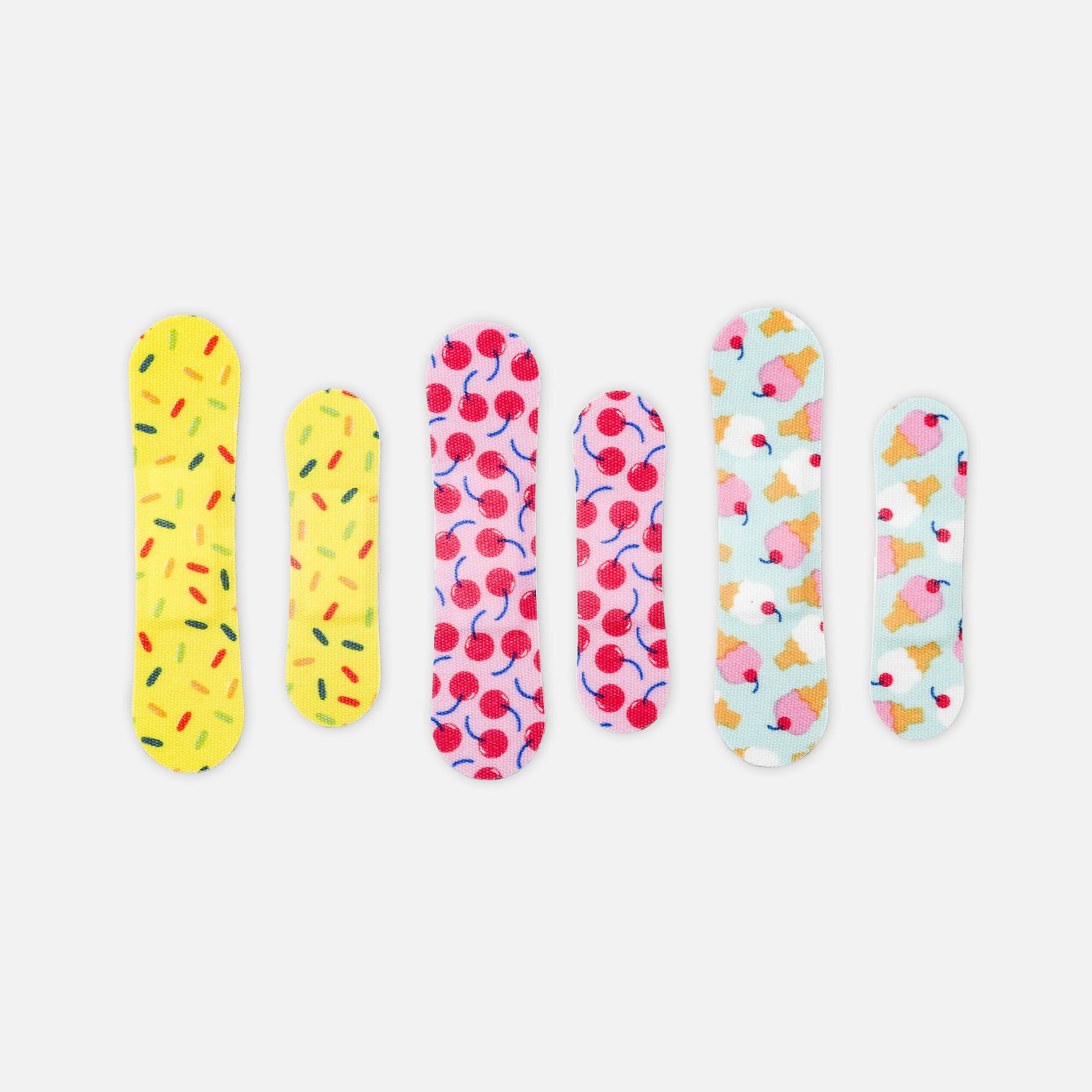 Welly Bravery Badges Ice Cream Assorted Flex Fabric Bandages - 48 ct., , large