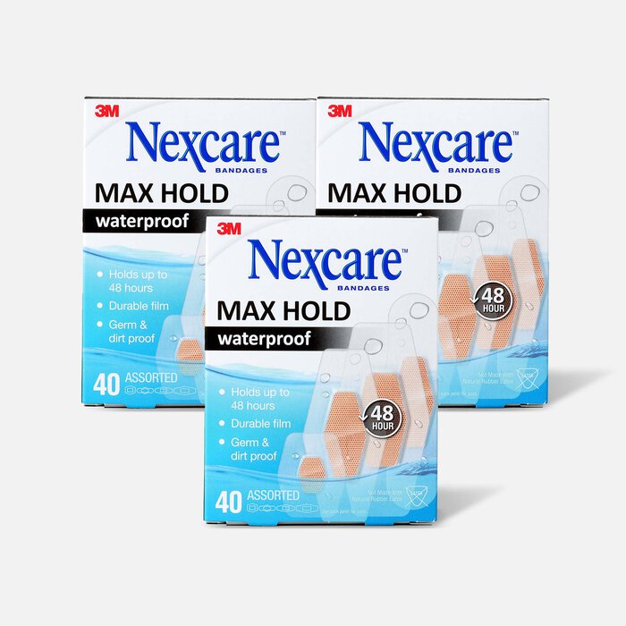 Nexcare Max Hold Bandage Assorted Sizes - 40 ct. (3-Pack), , large