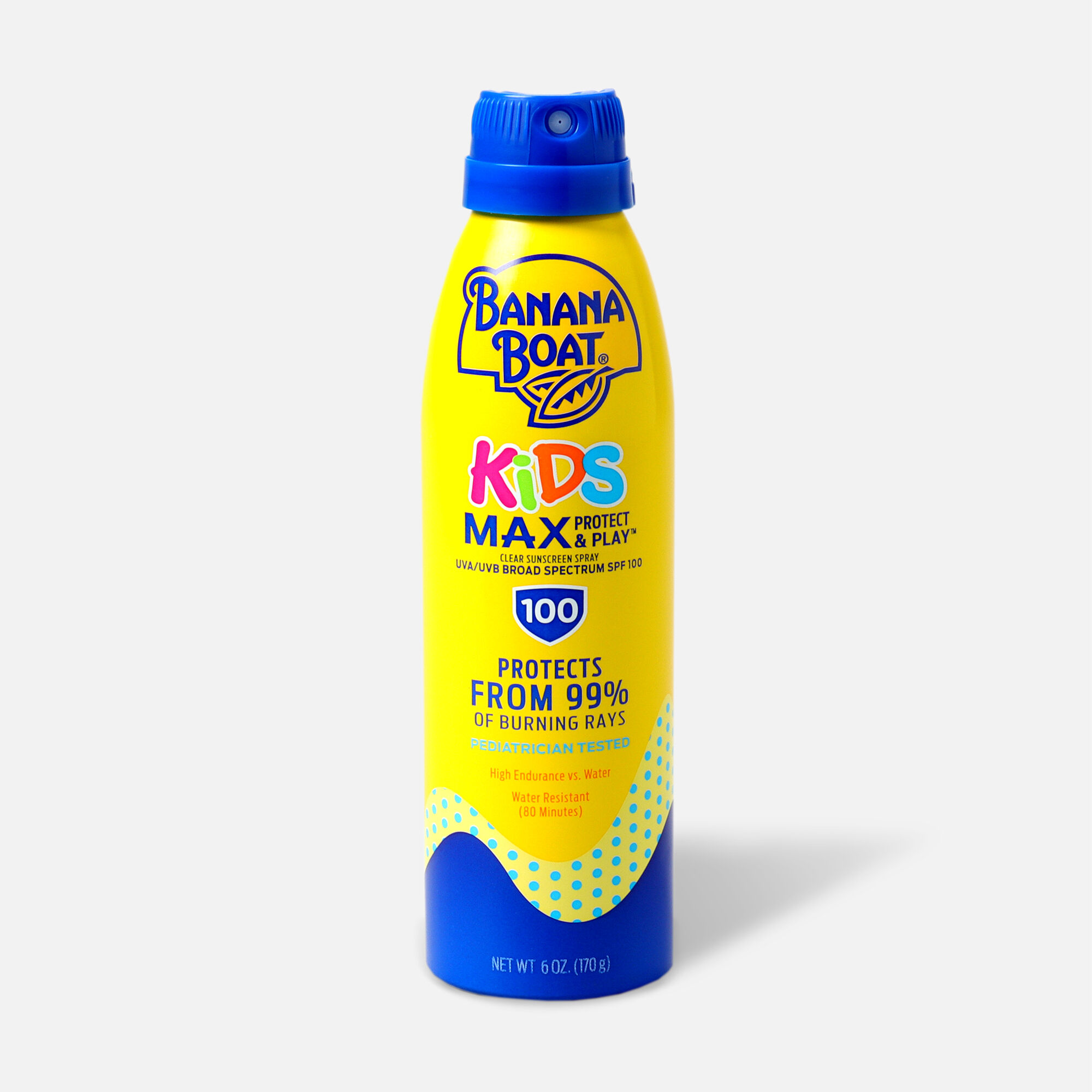 Banana Boat Kids MAX Protect and Play Continuous Spray Sunscreen, SPF 100, 6 fl oz., , large