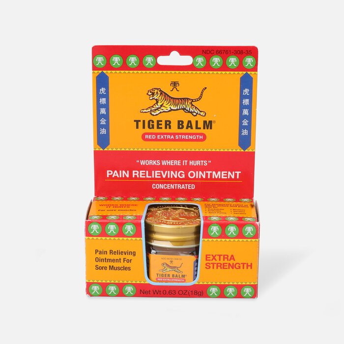 Tiger Balm Extra Strength Ointment, 18g, .63 oz., , large