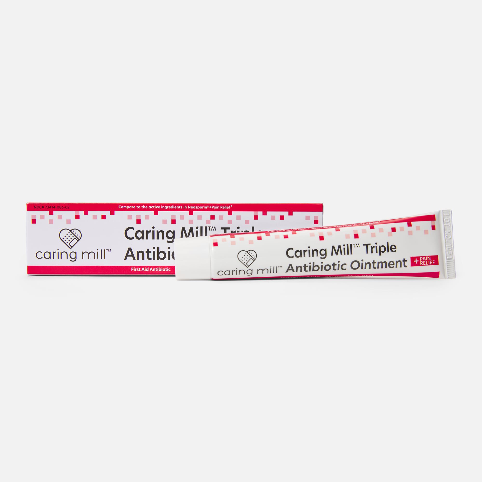 Caring Mill™ 3x Antibiotic Ointment Plus Pain Relief 1 oz., , large