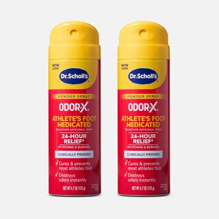 Dr. Scholl's Odor-X Athlete's Foot 24-hour Medicated AF Spray Powder, 4.7 oz. (2 pack)