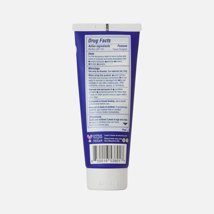 Asutra Relieve Your Pain Menthol and Magnesium Cream, , large