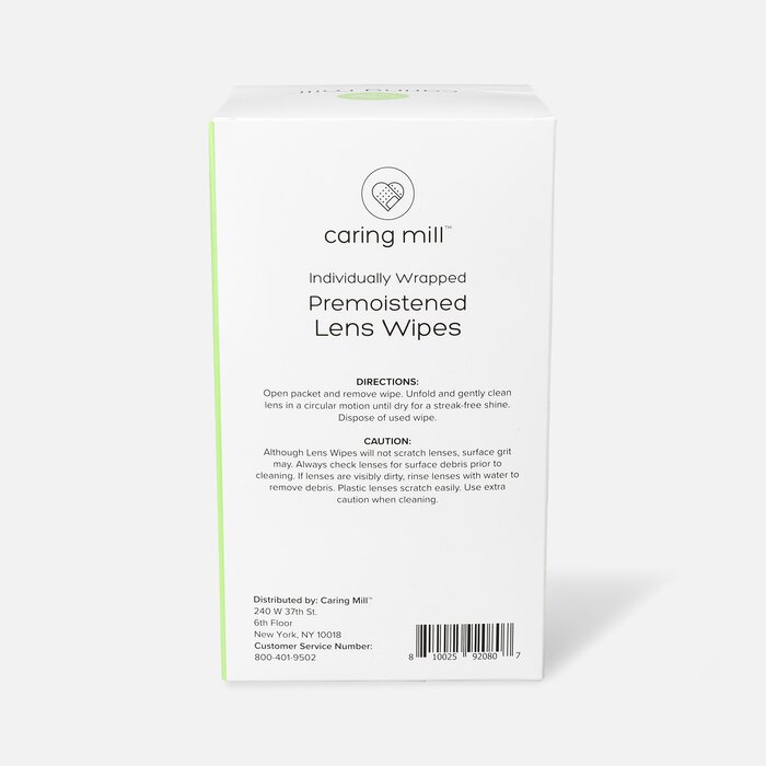 Caring Mill™ Pre-Moistened Lens Wipes, 200 ct. (2-Pack), , large