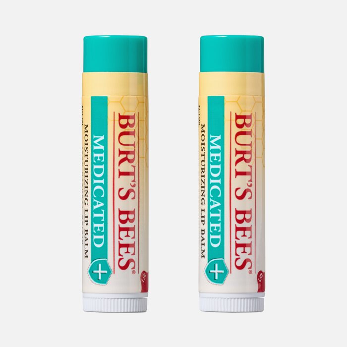Burt’s Bees Medicated Lip Balm, 2-Pack, 0.15 oz., , large