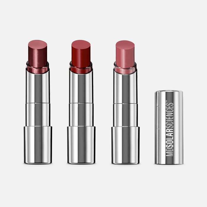 MDSolarSciences Hydrating Sheer Lip Balm Trio, Vivids, SPF 30, , large