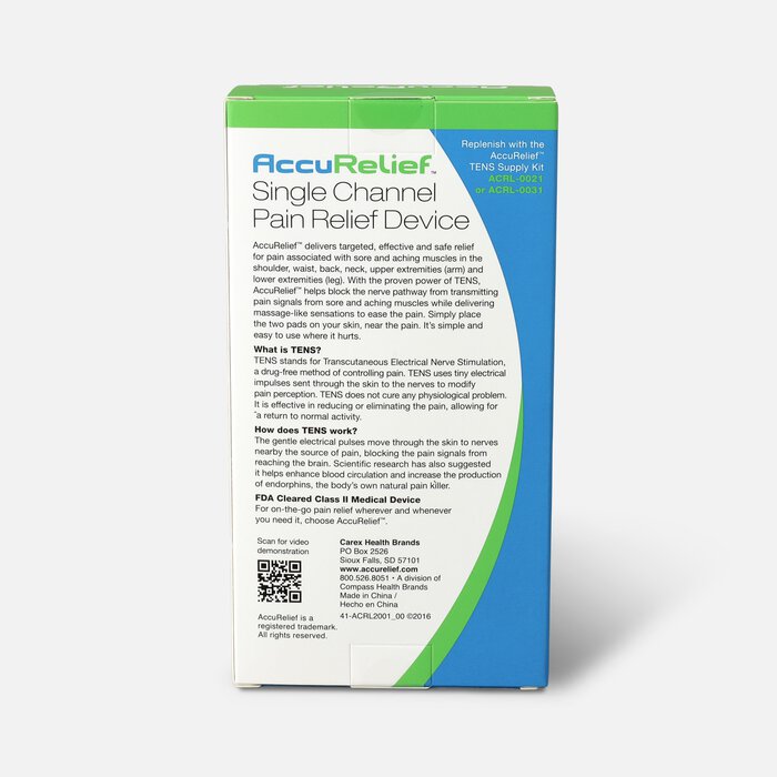 AccuRelief Single Channel TENS, , large