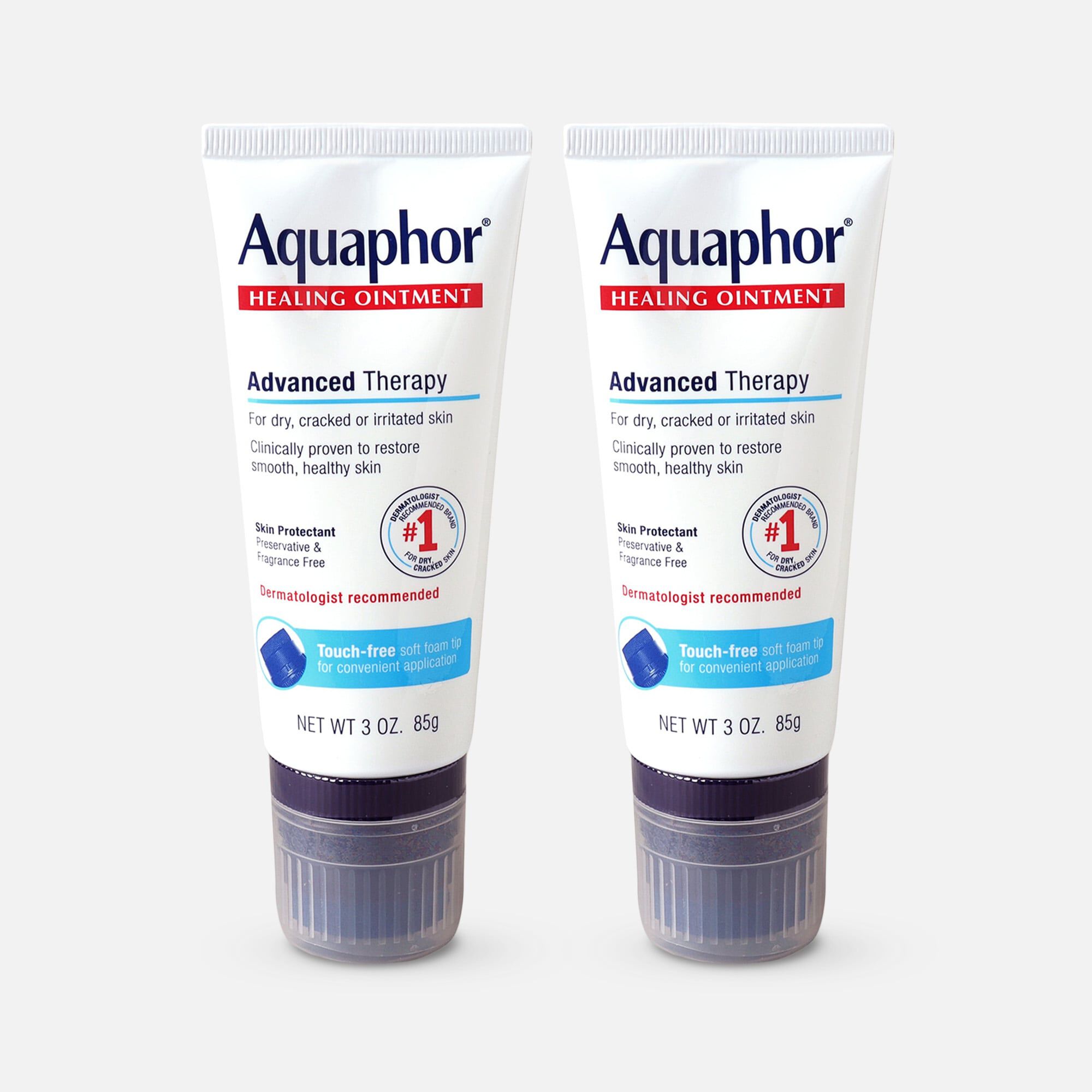 Aquaphor Healing Ointment with Touch-Free Applicator, 3 oz. (2-Pack), , large