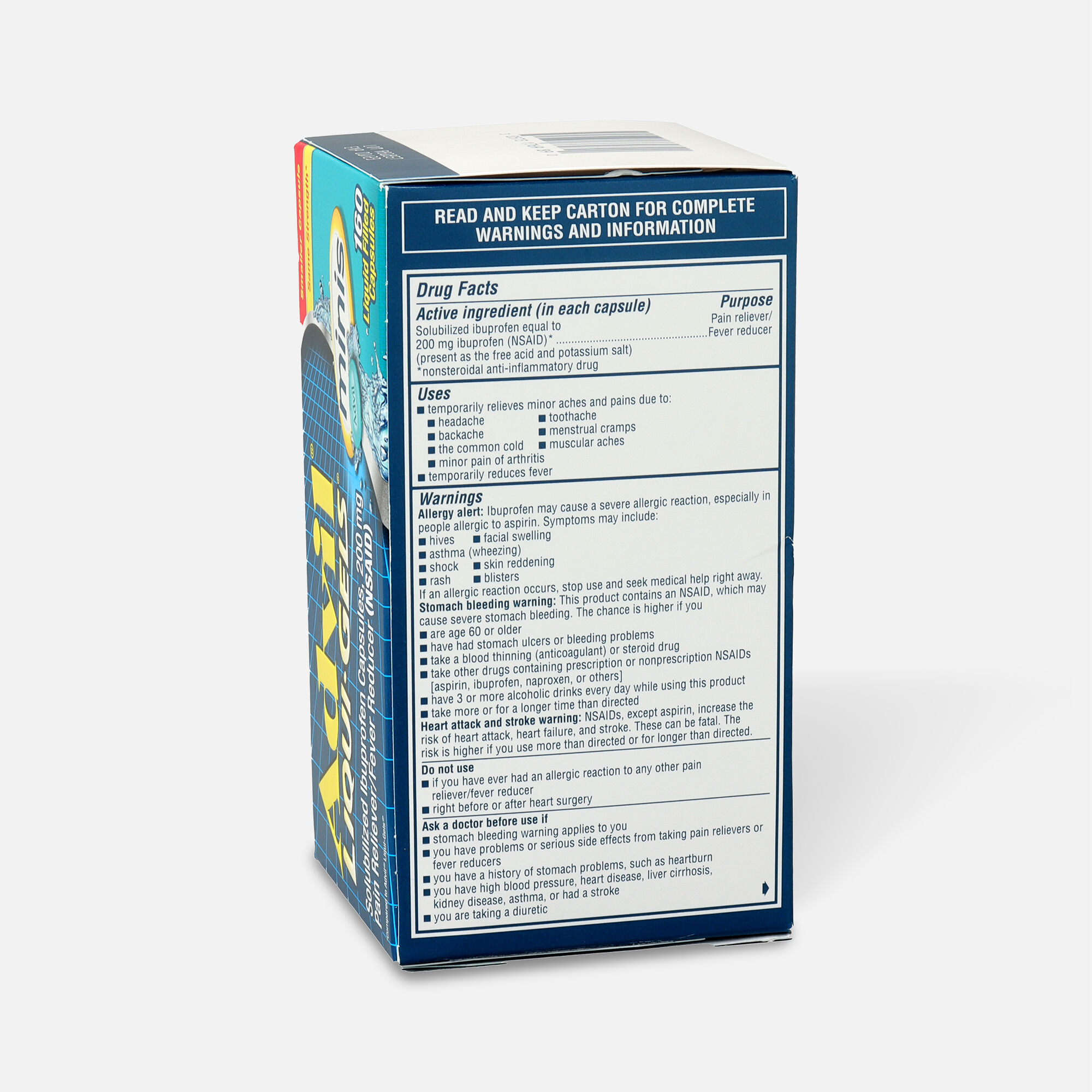 Advil Pain Reliever Fever Reducer Mini Liquid Gels, , large