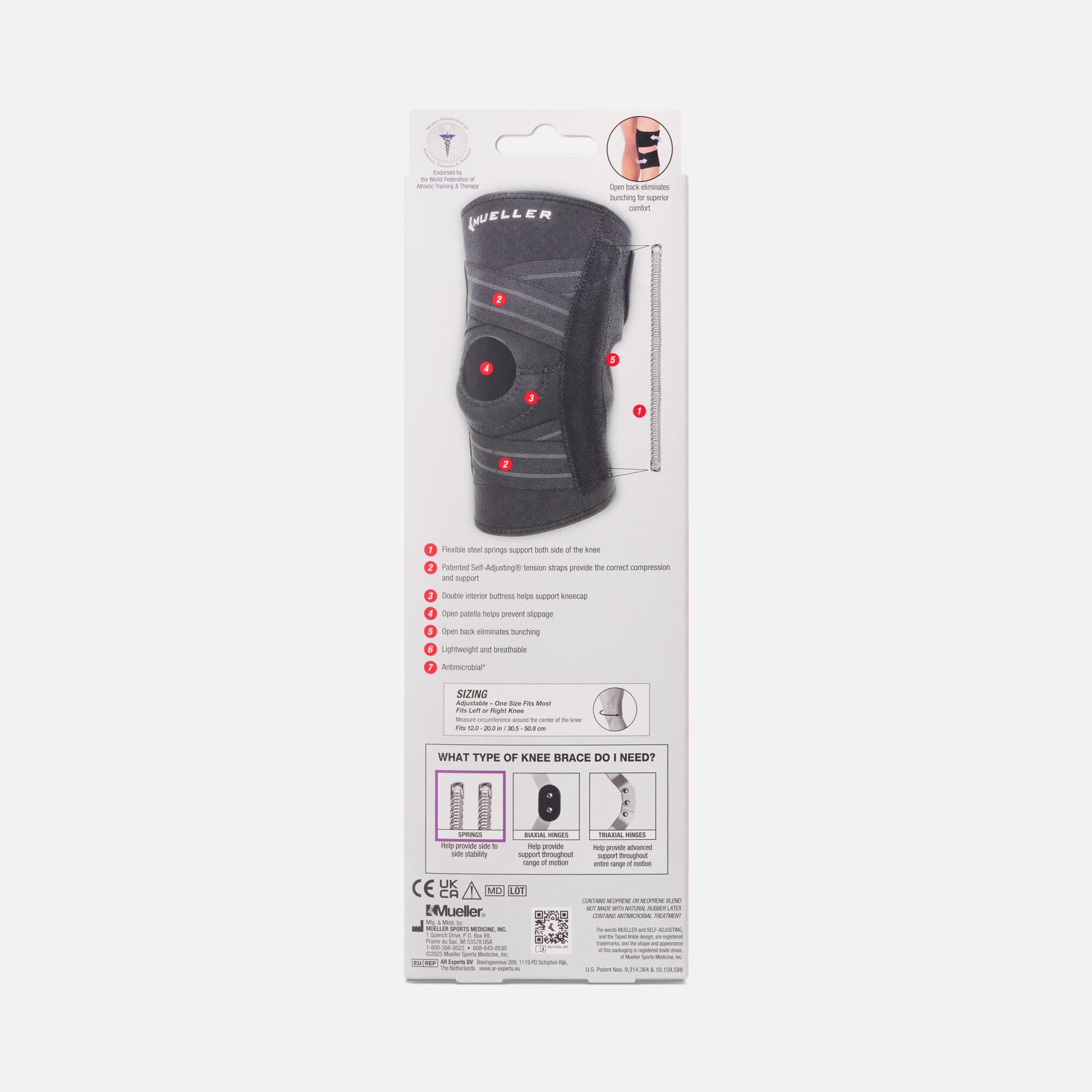 Mueller® Self-Adjusting™ Knee Stabilizer, , large