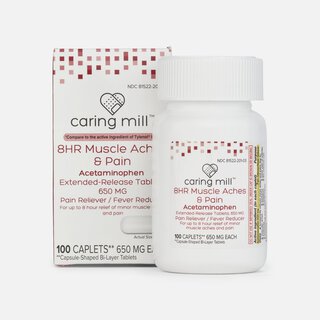 Caring Mill™ 8 HR Muscle Aches & Pain Tablets, 100 ct.
