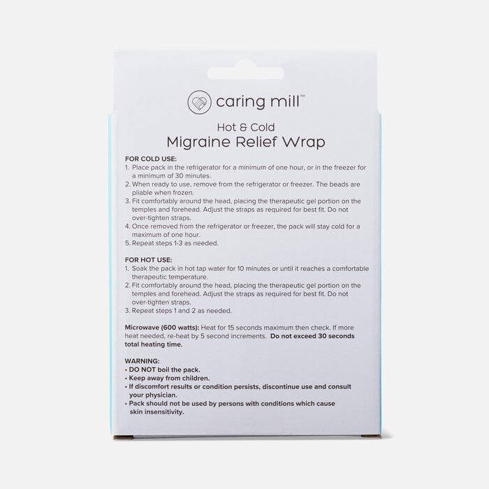 Caring Mill™ Hot & Cold Migraine Relief Wrap, , large