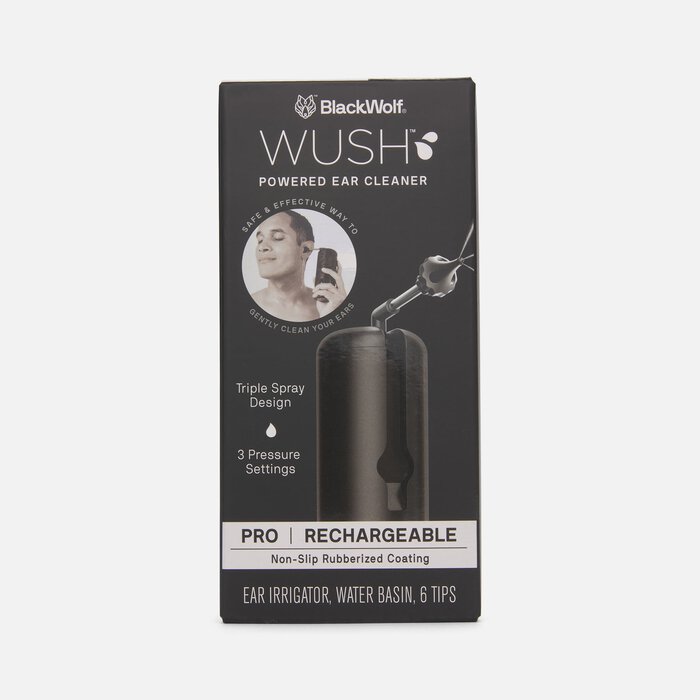 Wush Pro Powered Ear Cleaner, Black, large
