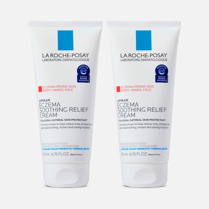 La Roche-Posay Lipikar Eczema Soothing Relief Cream, 6.76 oz. (2-Pack), , large