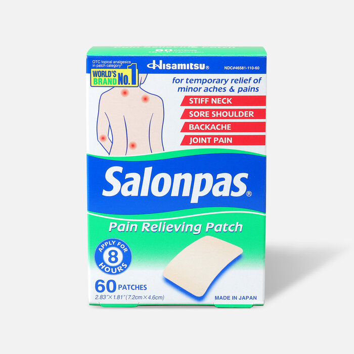 Salonpas Pain Relieving Patch, 60 ct., , large
