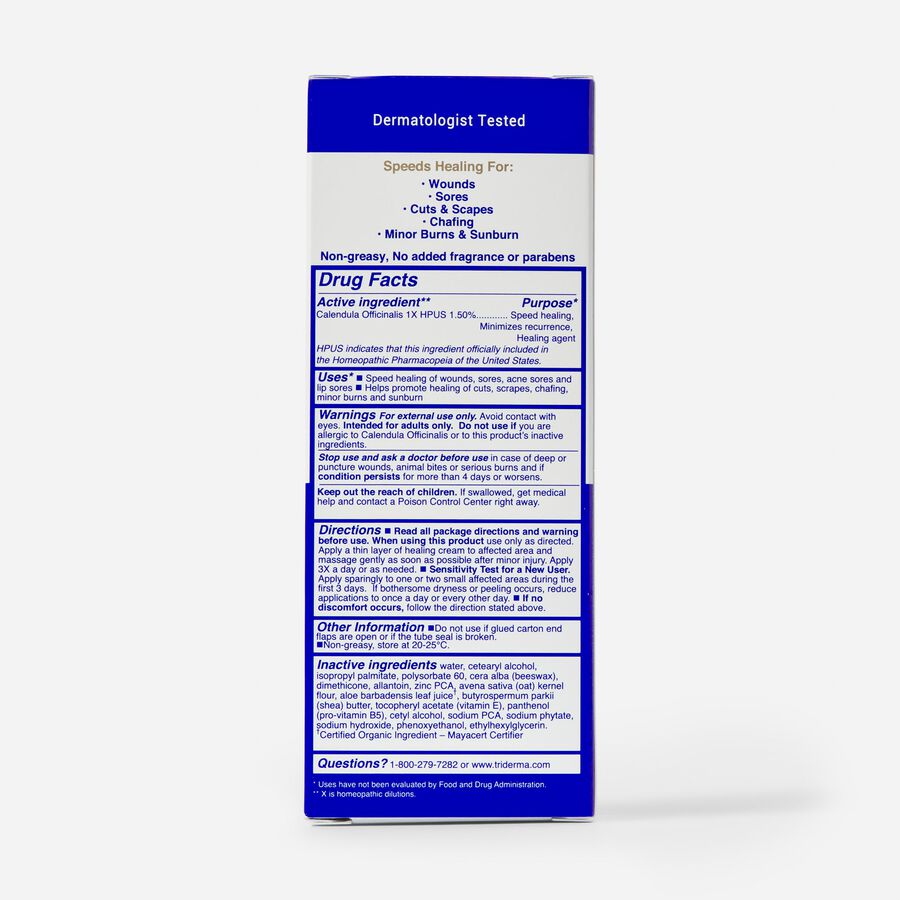 TriDerma Diabetics Ulcer Defense™ Healing Cream, 4.2 oz. Tube, , large image number 2